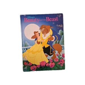 Vintage Disney Beauty And The Beast HC Book Disney Classic Series Twin Book 1991